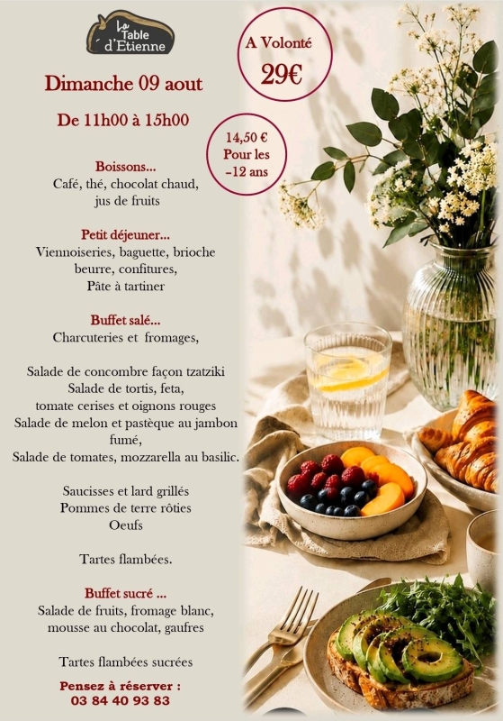 La Table D'Etienne - Restaurant Saint-Sauveur - restaurant LUXEUIL-LES-BAINS